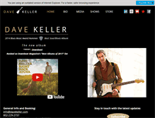 Tablet Screenshot of davekeller.com